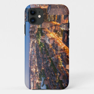 Capa Para iPhone 11 A skyline de Boston no crepúsculo