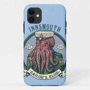 Capa Para iPhone 11 A sombra sobre o nsmouth Lovecraft Cthulhu Sailor