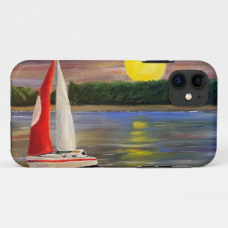 Capa Para iPhone 11 A Sunset Sail, por Gary Poling