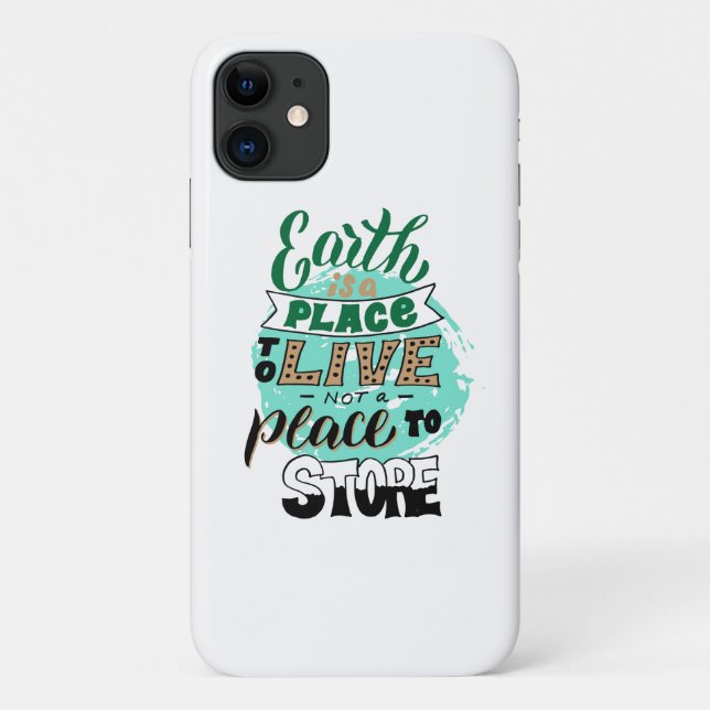 Capa Para iPhone 11 A Terra É Um Lugar Para Não Ser Armazenado (Verso)