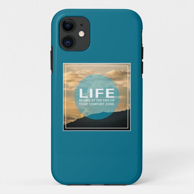 Capa Para iPhone 11 A vida começa (Verso)