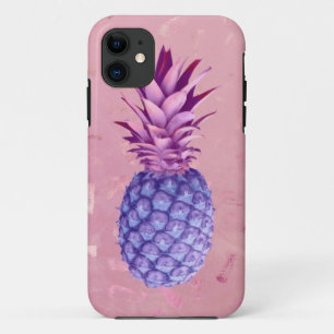 Capa Para iPhone 11 Abacaxi Lilac Rosa Brilhante