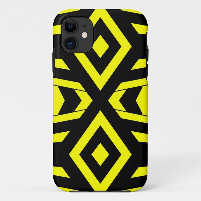 Capa Para iPhone 11 Abeja Geométrica (Verso)