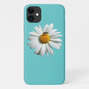 Capa Para iPhone 11 Abelha na Daisy Alaskan Summer Nature Photo