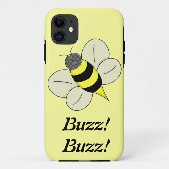 Capa Para iPhone 11 Abelha ocupada (Verso)