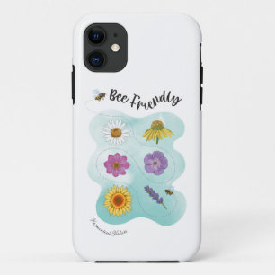 Capa Para iPhone 11 Abelhas amigáveis - Natureza Harmoniosa