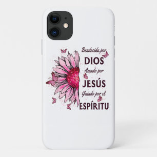 Capa Para iPhone 11 Abençoado por Deus Amado por Jesus