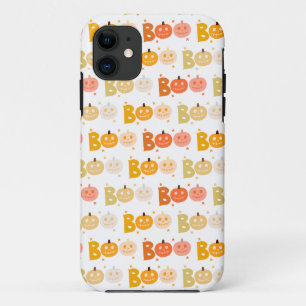 Capa Para iPhone 11 Abóbora Assustadora de Halloween Fofa