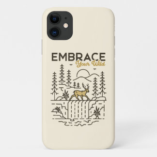 Capa Para iPhone 11 Abrace sua natureza