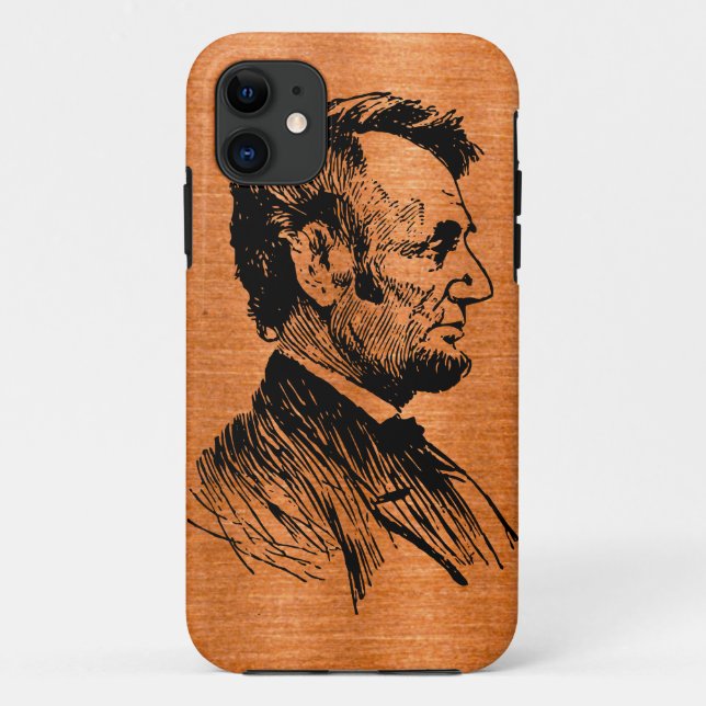 Capa Para iPhone 11 Abraham Lincoln (Verso)