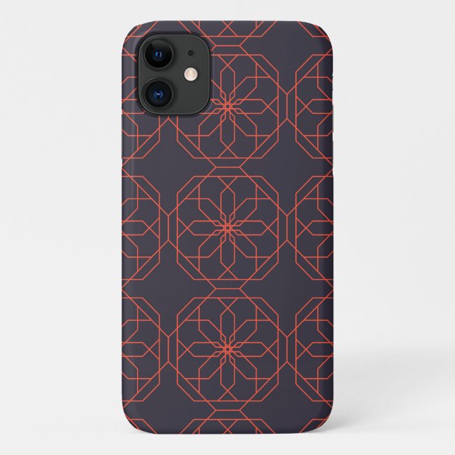 Capa Para iPhone 11 Abstração geométrica simples, elegante e elegante (Verso)