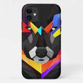 Capa Para iPhone 11 Abstract wolf iphone