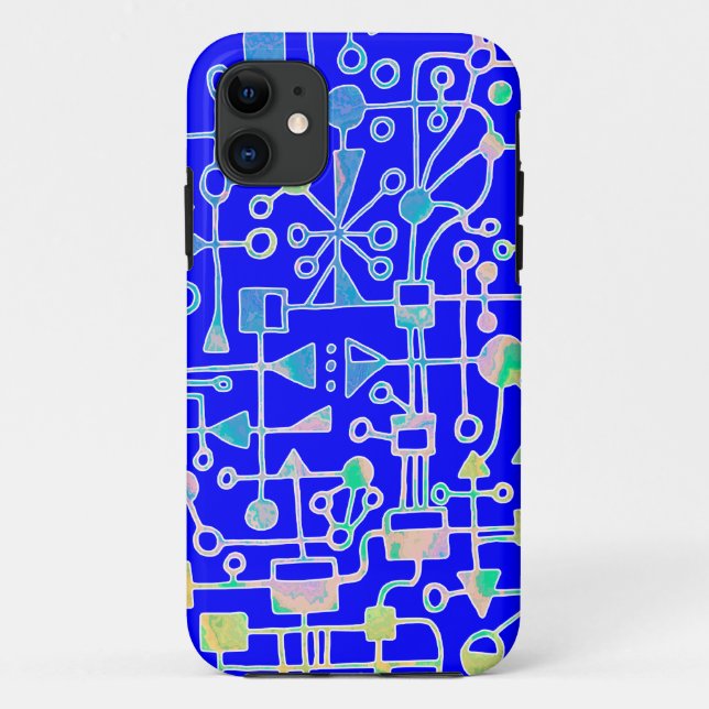 Capa Para iPhone 11 Abstrato 090112 v4 (Verso)