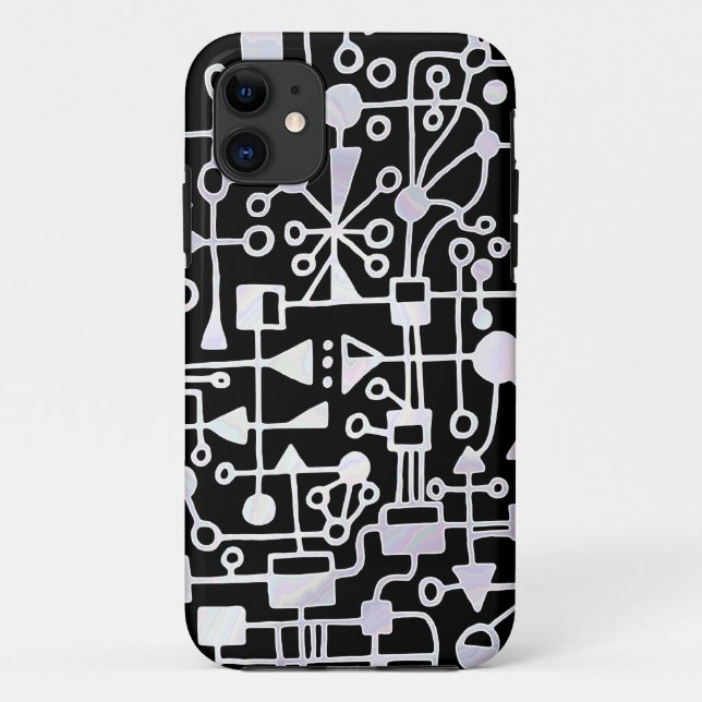 Capa Para iPhone 11 Abstrato 090112 v6 (Verso)