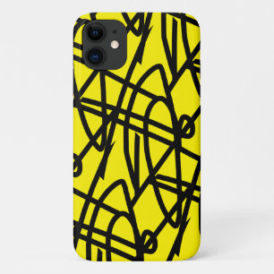Capa Para iPhone 11 Abstrato Art Lines iPhone 11 Case