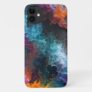 Capa Para iPhone 11 Abstrato Art vibrante: Um caleidoscópio de cor