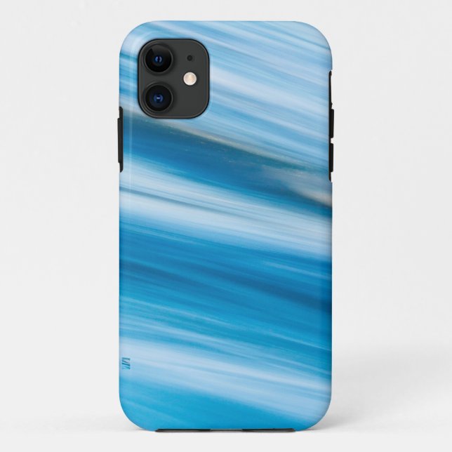 Capa Para iPhone 11 Abstrato azul-marinho (Verso)