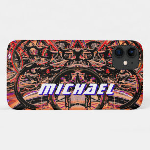 Capa Para iPhone 11 Abstrato Bikes e seu nome