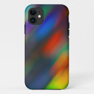 Capa Para iPhone 11 Abstrato Blur com textura