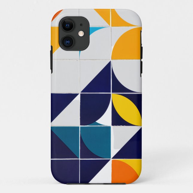 Capa Para iPhone 11 Abstrato colorido (Verso)