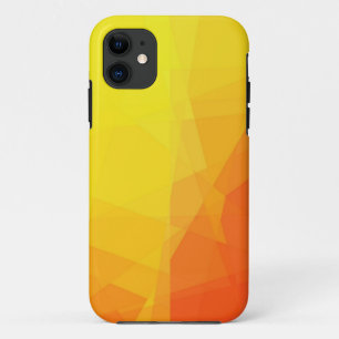 Capa Para iPhone 11 Abstrato de arte do cubismo amarelo e laranja