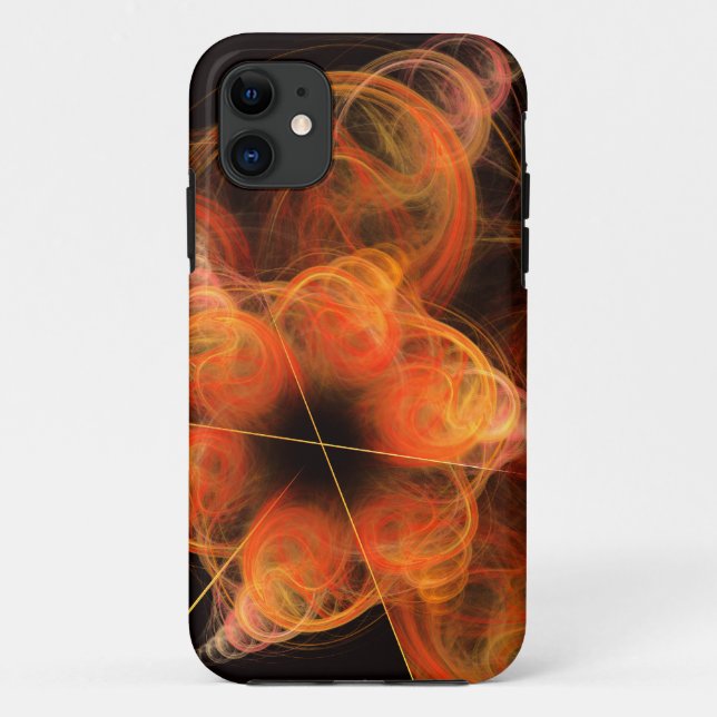 Capa Para iPhone 11 Abstrato de arte leve (Verso)