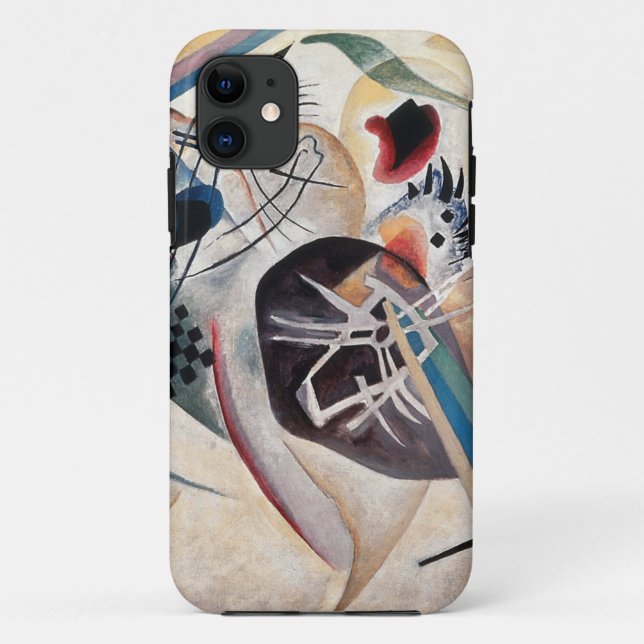 Capa Para iPhone 11 Abstrato de composição Kandinsky (Verso)