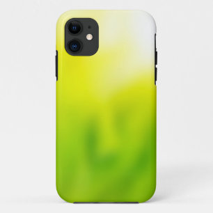 Capa Para iPhone 11 Abstrato de desfoque verde amarelo