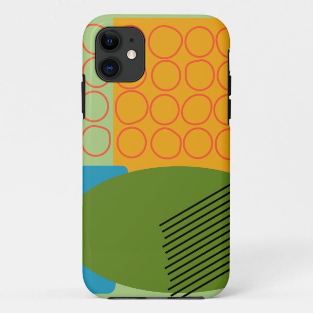 Capa Para iPhone 11 Abstrato Formas (Verso)