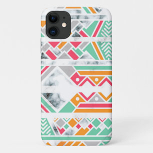 Capa Para iPhone 11 Abstrato Geométrico Modern Marble Girly Chic