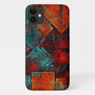 Capa Para iPhone 11 Abstrato Moderno Padrão Artístico Legal Colorido