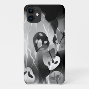 Capa Para iPhone 11 Abstrato Moderno Preto e Branco
