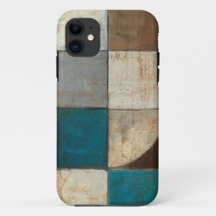Capa Para iPhone 11 Abstrato no azul e no Brown