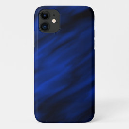 Capa Para iPhone 11 Abstrato Real Azul e Preto | Zazzle_Growth.