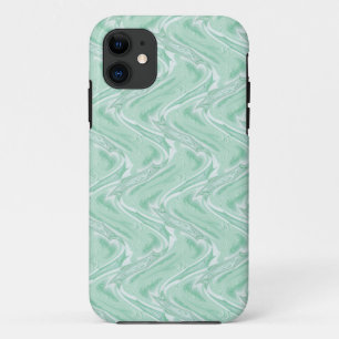 Capa Para iPhone 11 Abstrato Verde de algodão doce
