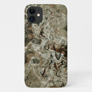 Capa Para iPhone 11 Abstrato Wave Marbled