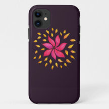 Abstrato Whimscolor Flor Cor de Água Rosa