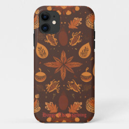 Capa Para iPhone 11 Abundância de outono
