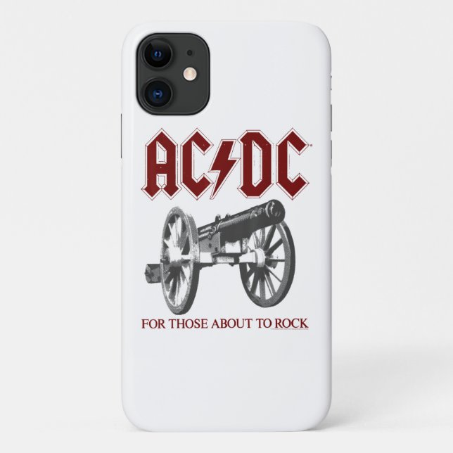 Capa Para iPhone 11 AC_DC - Canones (Verso)