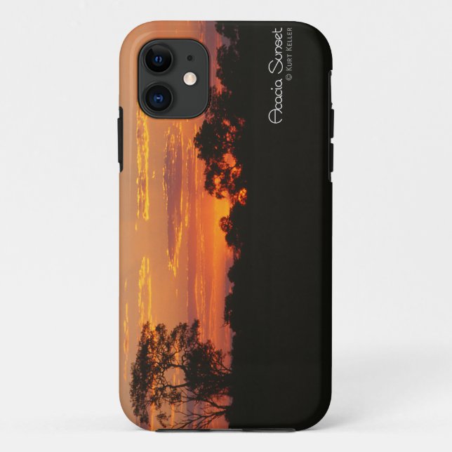 Capa Para iPhone 11 Acacia Sunset (Verso)
