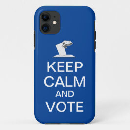 Capa Para iPhone 11 Acalme-se e vote 2026