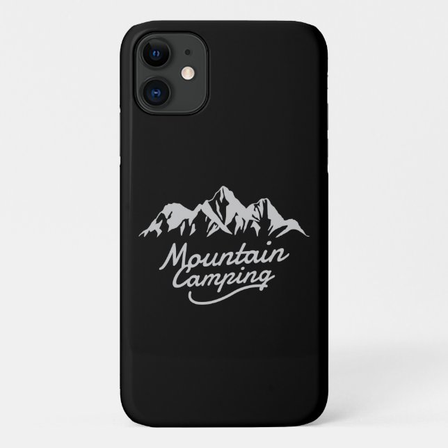 Capa Para iPhone 11 Acampamento na Montanha (Verso)