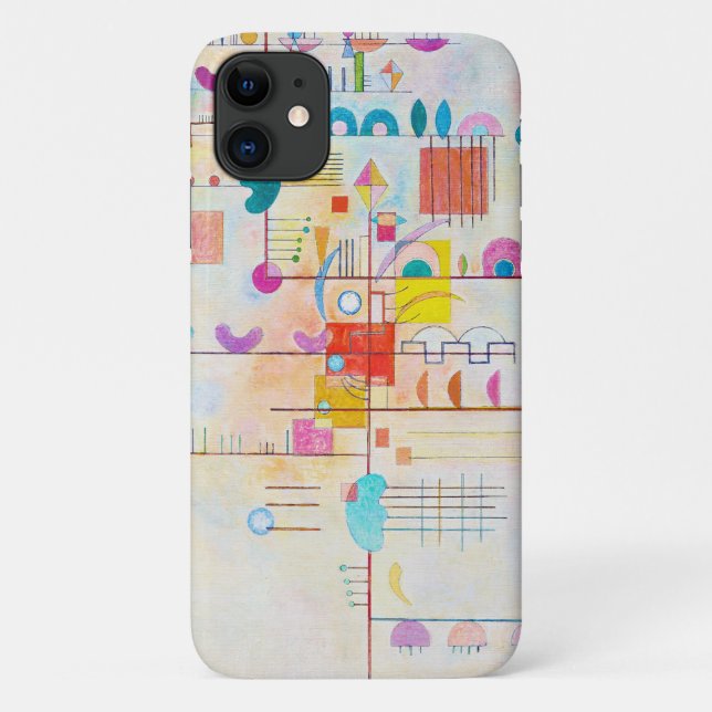 Capa Para iPhone 11 Acento Gentil, Wassily Kandinsky (Verso)
