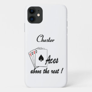 Capa Para iPhone 11 Aces Acima do Nome Pessoal do Resto