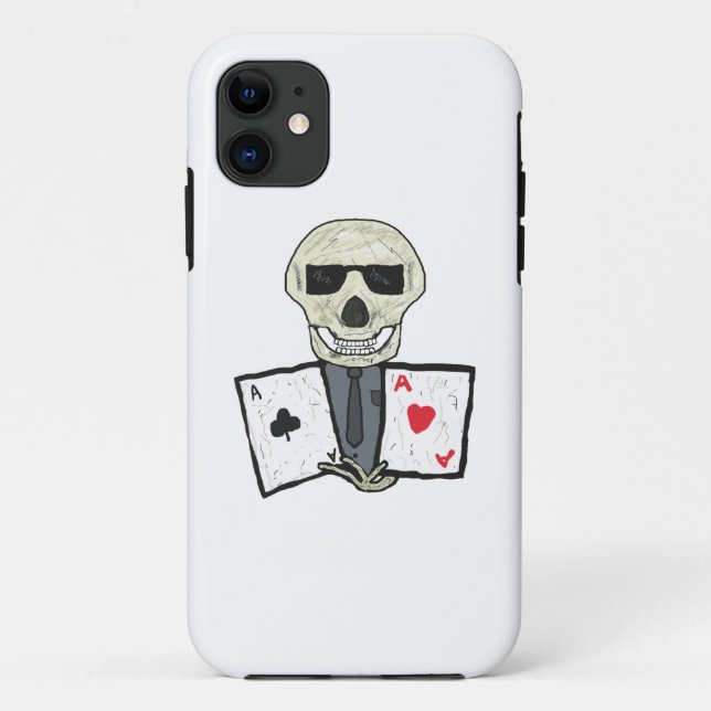 Capa Para iPhone 11 Aces do Jogador de Poker (Verso)
