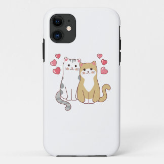 Capa Para iPhone 11 Acessórios para Design de Gato Gato