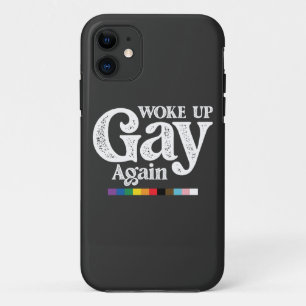 Capa Para iPhone 11 Acordou Gay de Novo Apoia o Orgulho LGBT