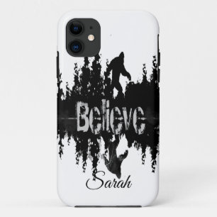 Capa Para iPhone 11 Acredite na arte do pé-direito da lenda Sasquatch