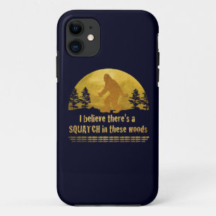 Capa Para iPhone 11 Acredito que há um SQUATCH nesta floresta