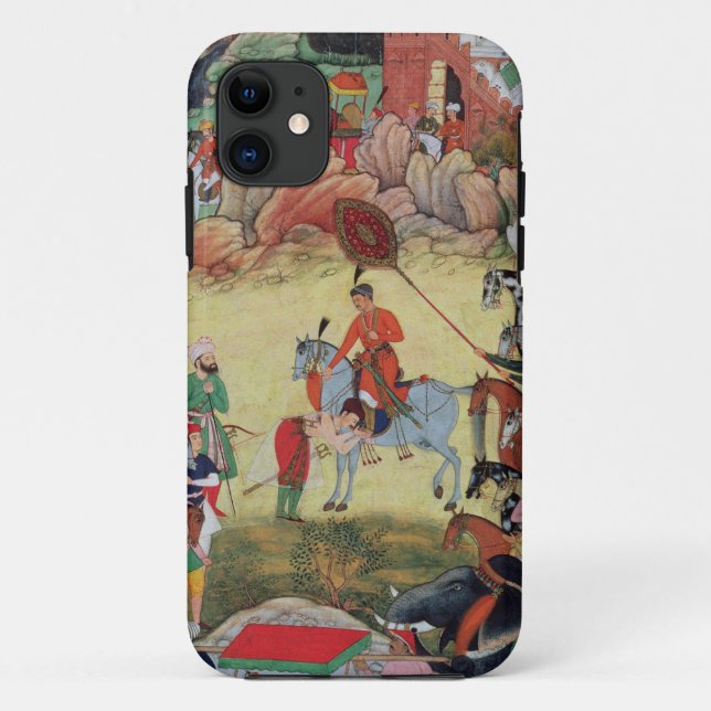 Capa Para iPhone 11 Adham Khan que paga a homenagem a Akbar em (Verso)